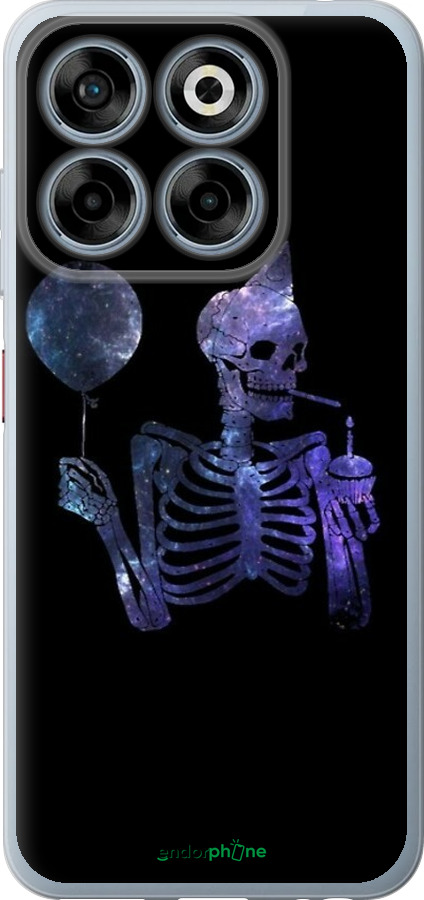 Силіконовий чехол Скелетне мистецтво для ZTE Nubia V70 - 6536u-4083 изображение 