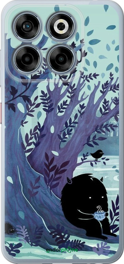 Силиконовый чехол Арт принт Тихое место чая для ZTE Nubia V70 - 6544u-4083 изображение 