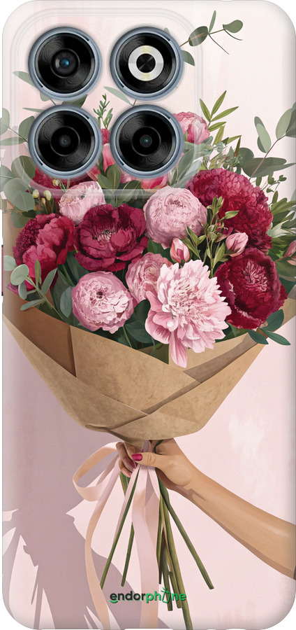 Силіконовий чехол Півонії 1 для ZTE Nubia V70 - 6705u-4083 изображение 