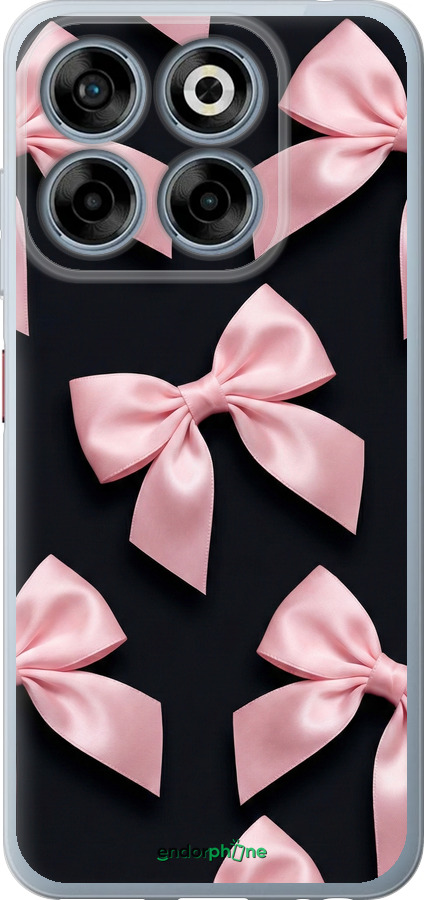 Силиконовый чехол Coquette Ribbons Dark Coquette для ZTE Nubia V70 - 6767u-4083 изображение 