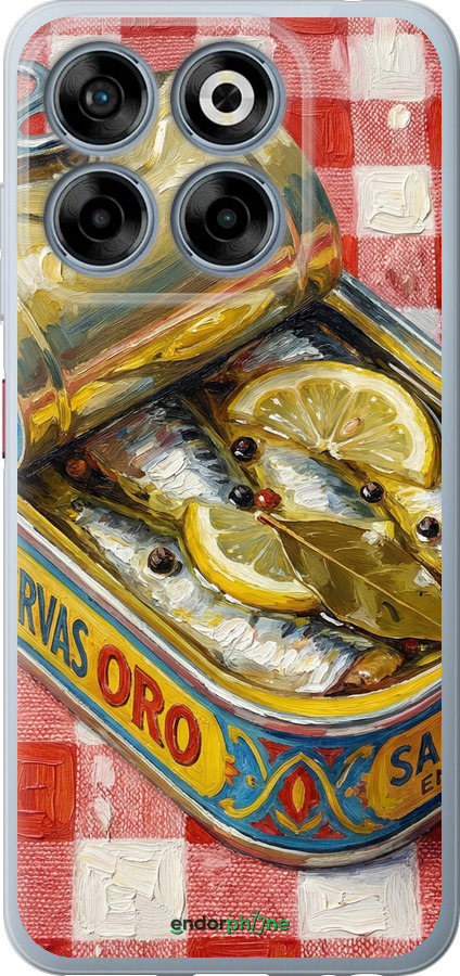 Силіконовий чехол Vintage Sardine Tin Phone для ZTE Nubia V70 - 6772u-4083 изображение 