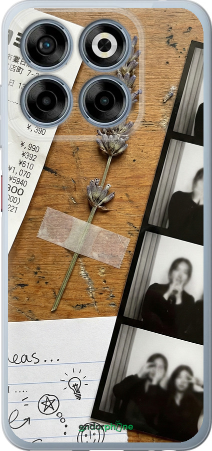 Силиконовый чехол Aesthetic Scrapbook Collage для ZTE Nubia V70 - 6773u-4083 изображение 