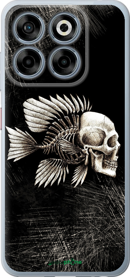 Силиконовый чехол Рыбо-человек для ZTE Nubia V70 - 683u-4083 изображение 