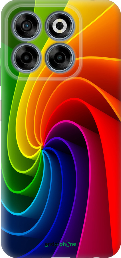 Силиконовый чехол Радужный вихрь для ZTE Nubia V70 - 747u-4083 изображение 