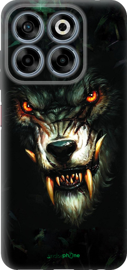 Силіконовий чехол Диявольський вовк для ZTE Nubia V70 - 833u-4083 изображение 