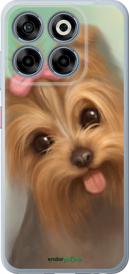 Силиконовый чехол Нарисованный йоркширский терьер для ZTE Nubia V70 - 928u-4083 изображение 