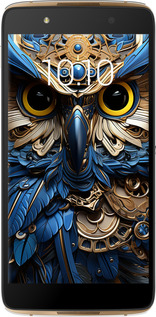 Силиконовый чехол Сова v2 для Alcatel idol 4 - 5649u-711 изображение 