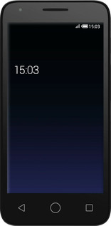Силиконовый чехол Градиент в тёмно - синем стиле для Alcatel One Touch Pixi 3 4.5 - 6542u-408 изображение 