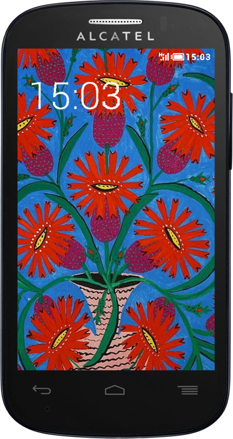 Силиконовый чехол Примаченко для Alcatel One Touch Pop C3 4033D - 5909u-323 изображение 