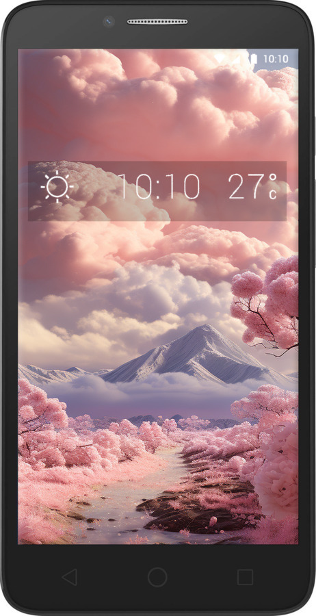 Силіконовий чехол Рожеві хмари для Alcatel One Touch Pop 3 5.5 - 5660u-941 изображение 