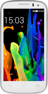 Силиконовый чехол брызги краски для Alcatel One Touch Pop C5 5036D - 3957u-324 изображение 
