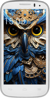 Силиконовый чехол Сова v2 для Alcatel One Touch Pop C5 5036D - 5649u-324 изображение 