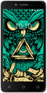 Силіконовий чехол Сова Арт-тату для Alcatel Shine Lite - 3971u-695 изображение 