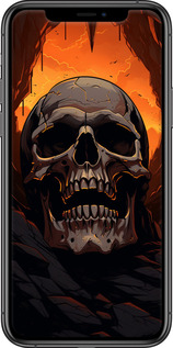 TPU чехол Череп в пещере для Apple iPhone 11 Pro Max - 5959b-1723 изображение 