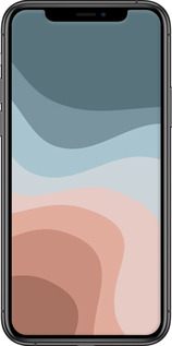 TPU чехол З синіми та рожевими хвилями в стилі ретро для Apple iPhone 11 Pro Max - 6532b-1723 изображение 