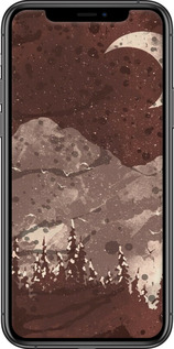TPU чехол із зображенням місячного пейзажу у нічному лісі для Apple iPhone 11 Pro Max - 6546b-1723 изображение 