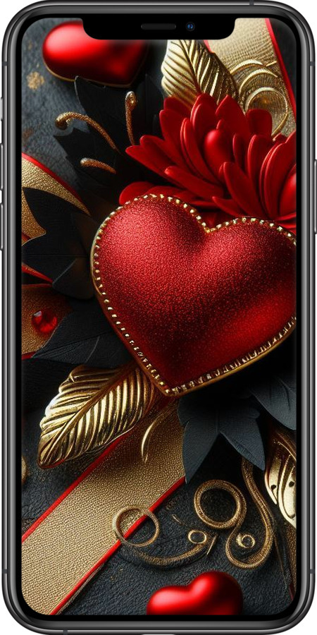 TPU чехол Сердечки v2 для Apple iPhone 11 Pro Max - 5832b-1723 изображение 