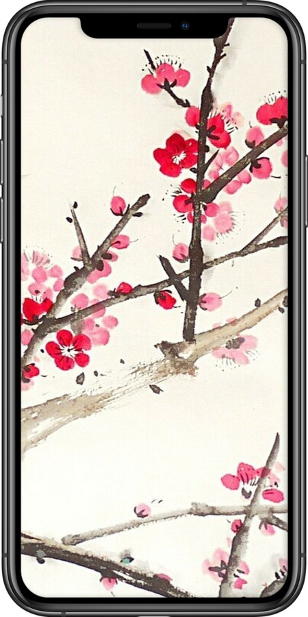 TPU чехол Принт із зображенням цвітіння сакури для Apple iPhone 11 Pro Max - 6545b-1723 изображение 