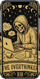 3D пластиковый глянцевый чехол The Overthinker для Apple iPhone 11 Pro Max - 6774c-1723 изображение 