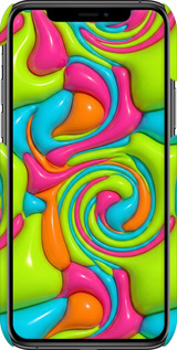 3D пластиковый глянцевый чехол Y2K Jelly Dream для Apple iPhone 11 Pro Max - 6780c-1723 изображение 