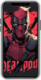 Чохол Bumper чехол Дедпул для Apple iPhone 11 Pro Max - 6293pc-1723 изображение 