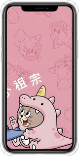 Силіконовий протиударний с посиленими кутами чехол Том і джеррі 2 для Apple iPhone 11 Pro Max - 6359sp-1723 изображение 