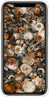 Силикон с усиленными углами чехол В стиле барокко-мрачный для Apple iPhone 11 Pro Max - 6404sp-1723 изображение 