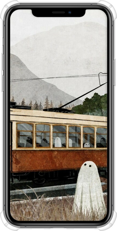 Силикон с усиленными углами чехол Призрак 2 для Apple iPhone 11 Pro Max - 6247sp-1723 изображение 