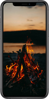 2D пластиковый чехол Огонь для Apple iPhone 11 Pro Max - 6021t-1723 изображение 