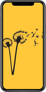 2D пластиковий чехол Мінімалізм кульбаби для Apple iPhone 11 Pro Max - 6449t-1723 изображение 