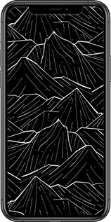 TPU чехол Із зображенням Темних гір для Apple iPhone 11 Pro - 6489b-1788 изображение 