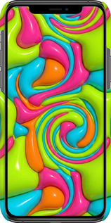 3D пластиковый глянцевый чехол Y2K Jelly Dream для Apple iPhone 11 Pro - 6780c-1788 изображение 