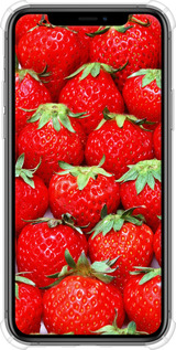 Силикон с усиленными углами чехол Клубника для Apple iPhone 11 Pro - 6020sp-1788 изображение 