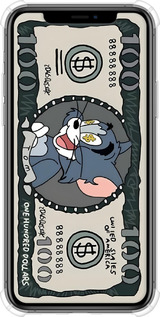 Силикон с усиленными углами чехол Том и джерри для Apple iPhone 11 Pro - 6291sp-1788 изображение 