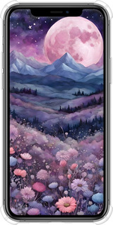 Силикон с усиленными углами чехол Ночь луна арт для Apple iPhone 11 Pro - 6319sp-1788 изображение 
