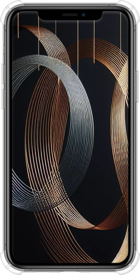 Силикон с усиленными углами чехол Симфония для Apple iPhone 11 Pro - 5835sp-1788 изображение 