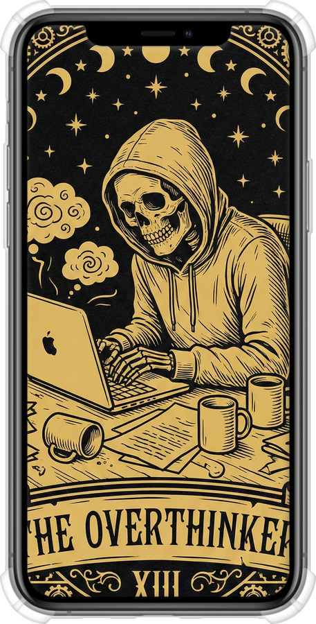 Силіконовий протиударний с посиленими кутами чехол The Overthinker для Apple iPhone 11 Pro - 6774sp-1788 изображение 