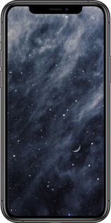 Силиконовый чехол Голубые облака, Голубая луна для Apple iPhone 11 Pro - 6398u-1788 изображение 
