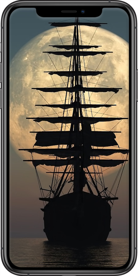 2D пластиковий чехол Корабель для Apple iPhone 11 Pro - 5998t-1788 изображение 