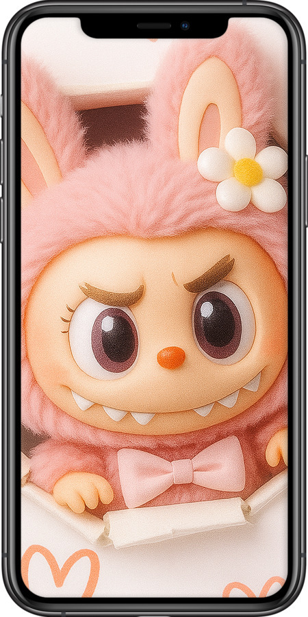 2D пластиковый чехол Лабубу 2 для Apple iPhone 11 Pro - 6710t-1788 изображение 
