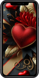 TPU чехол Сердечки v2 для Apple iPhone 11 - 5832b-1722 изображение 