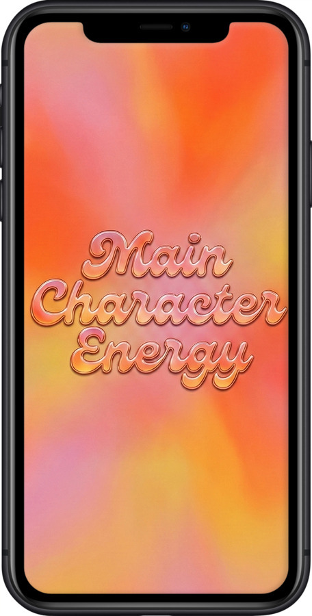 TPU чехол Aura Gradient Main Character Energy Aesthetic Y2K для Apple iPhone 11 - 6783b-1722 изображение 