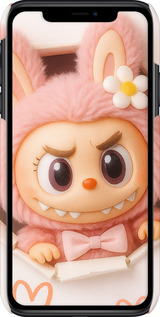 3D пластиковый глянцевый чехол Лабубу 2 для Apple iPhone 11 - 6710c-1722 изображение 