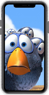 Чехол Bumper чехол Angry Birds для Apple iPhone 11 - 6008pc-1722 изображение 