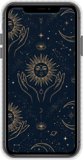 Чехол Bumper чехол Celestial Harmony: Sun & Moon Gold Mystic Pattern для Apple iPhone 11 - 6778pc-1722 изображение 