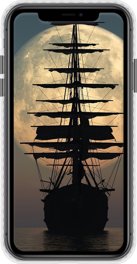Чехол Bumper чехол Корабль для Apple iPhone 11 - 5998pc-1722 изображение 