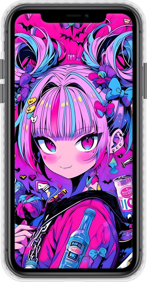 Чехол Bumper чехол Аниме милаха для Apple iPhone 11 - 6314pc-1722 изображение 