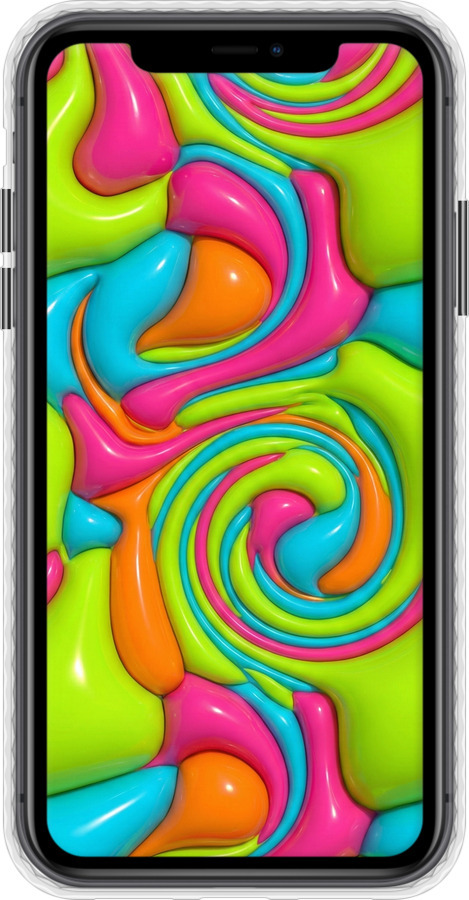 Чехол Bumper чехол Y2K Jelly Dream для Apple iPhone 11 - 6780pc-1722 изображение 