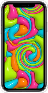 Силикон с усиленными углами чехол Y2K Jelly Dream для Apple iPhone 11 - 6780sp-1722 изображение 