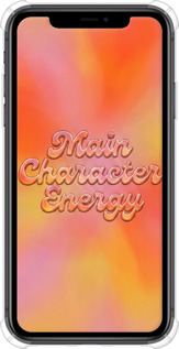 Силикон с усиленными углами чехол Aura Gradient Main Character Energy Aesthetic Y2K для Apple iPhone 11 - 6783sp-1722 изображение 